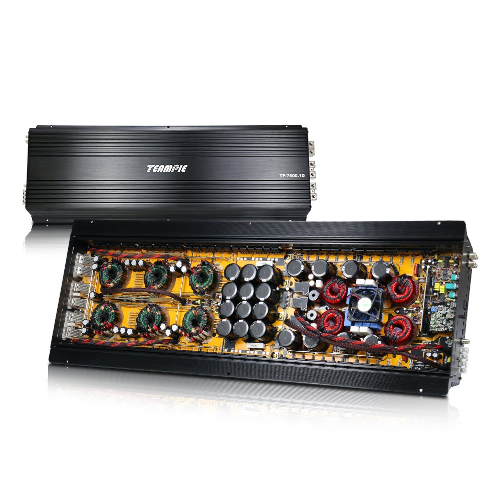 Factory Direct Car Amplifier Monoblock Class D Korean Car Audio Teampie TP-7500.1D